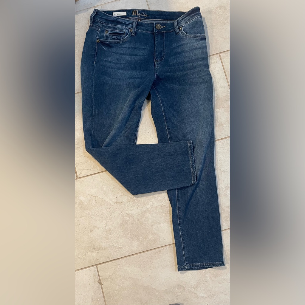 Kut Jeans Katy Ankle Straight Size 4 Brand New.